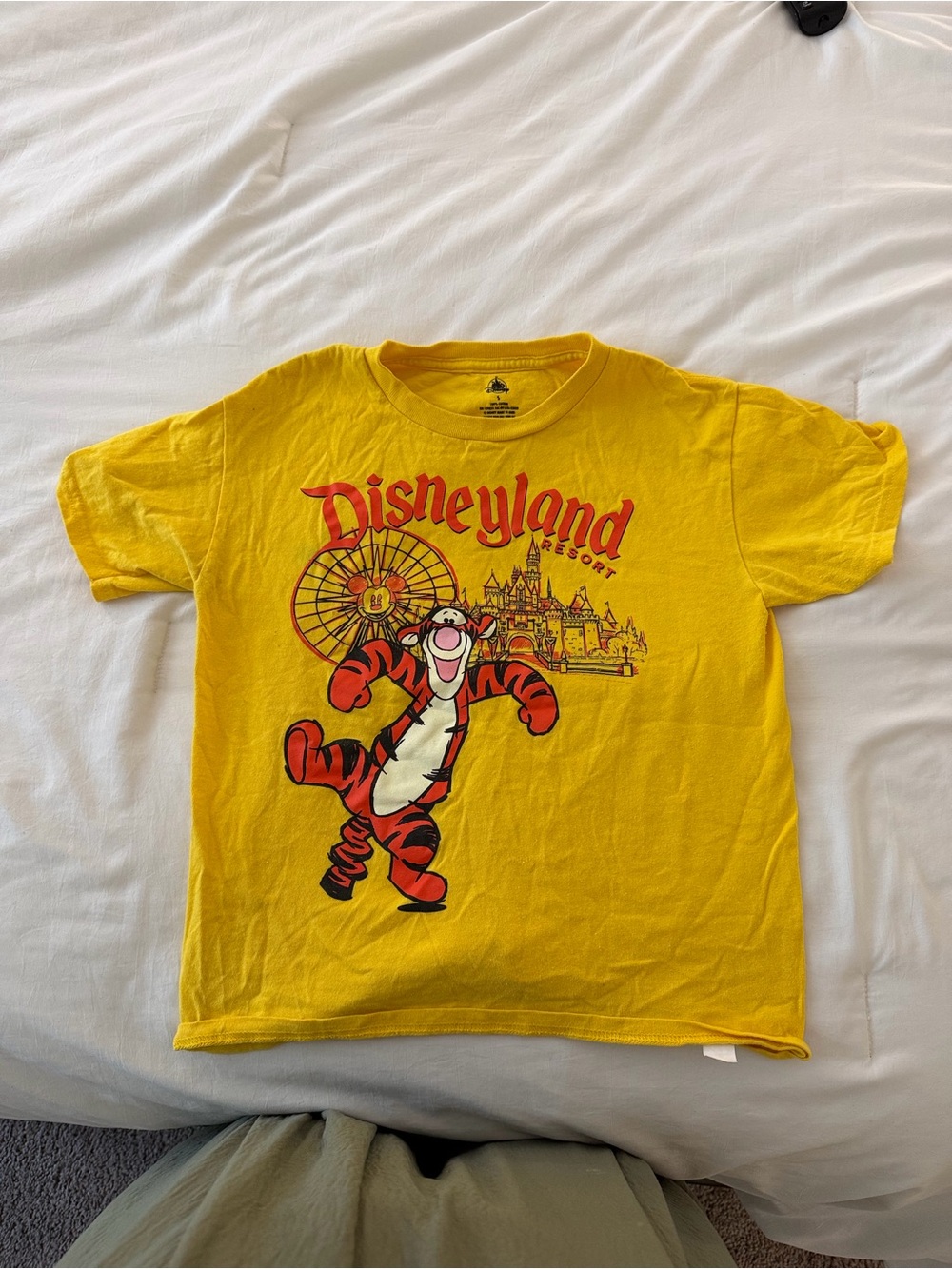 Disney Yellow Tigger Disneyland Resort Graphic Tee